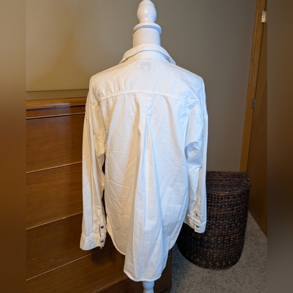 Sonoma top shirt white long sleeves Size XL - Picture 6 of 9